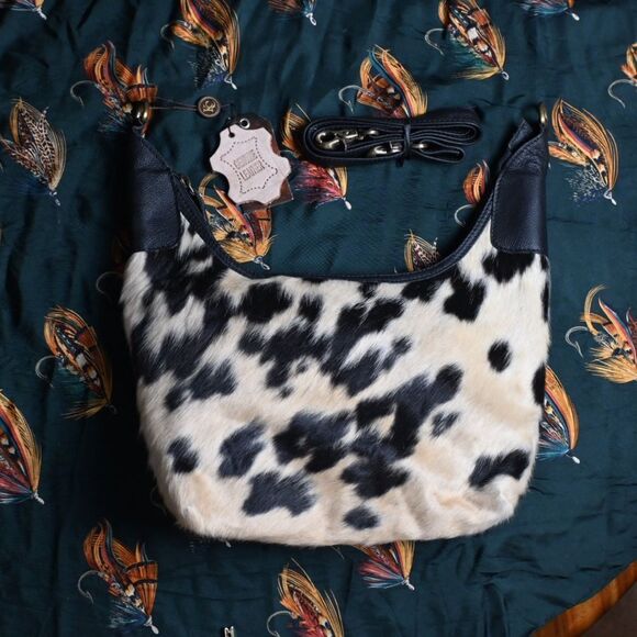 Klassy Cowgirl Hair on Cowhide Hobo Bag